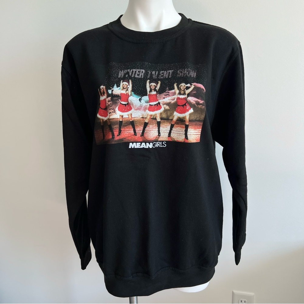 Mean Girls Black Winter Talent Show Sweatshirt M